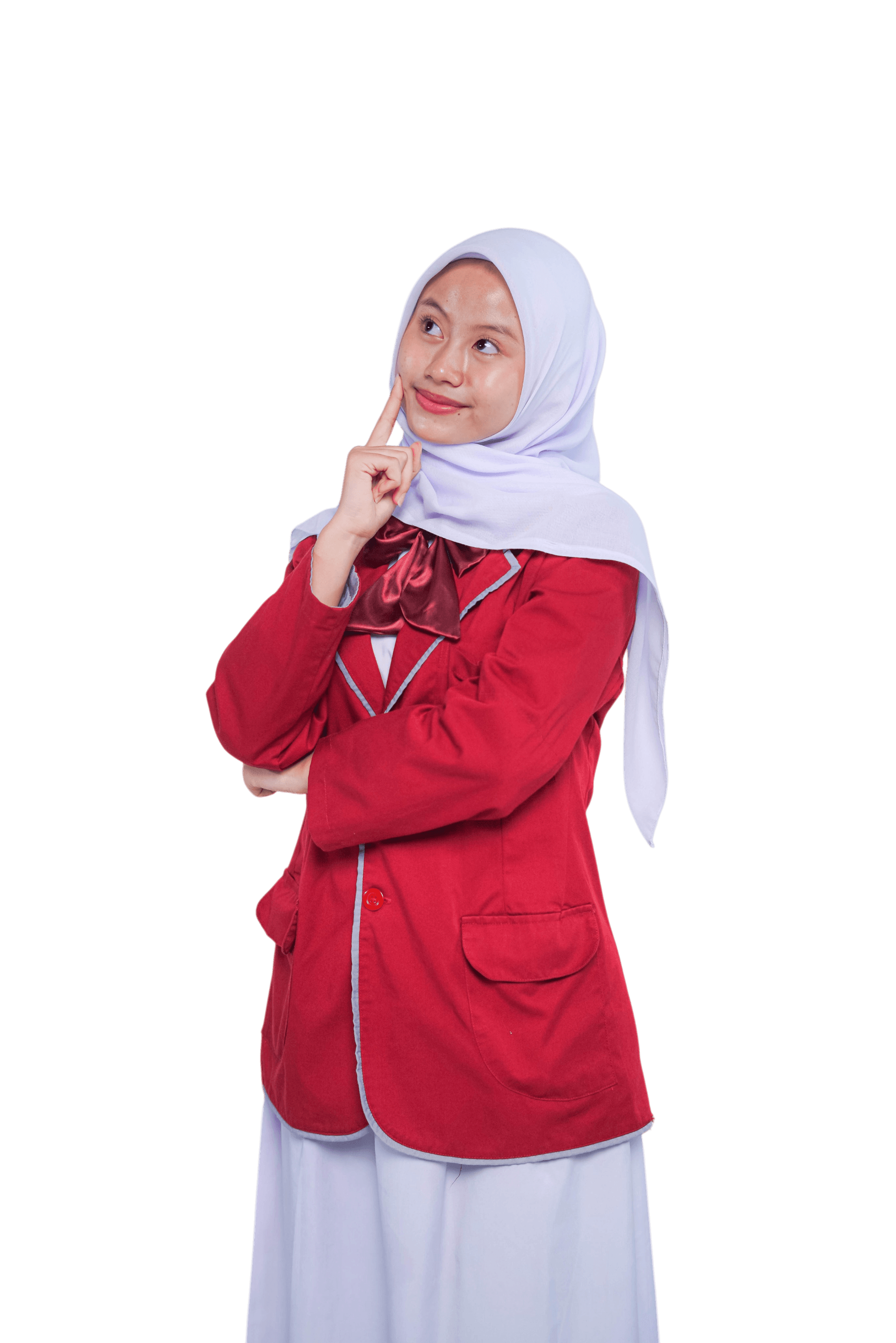 Peserta didik SMA Citra Negara berseragam sekolah