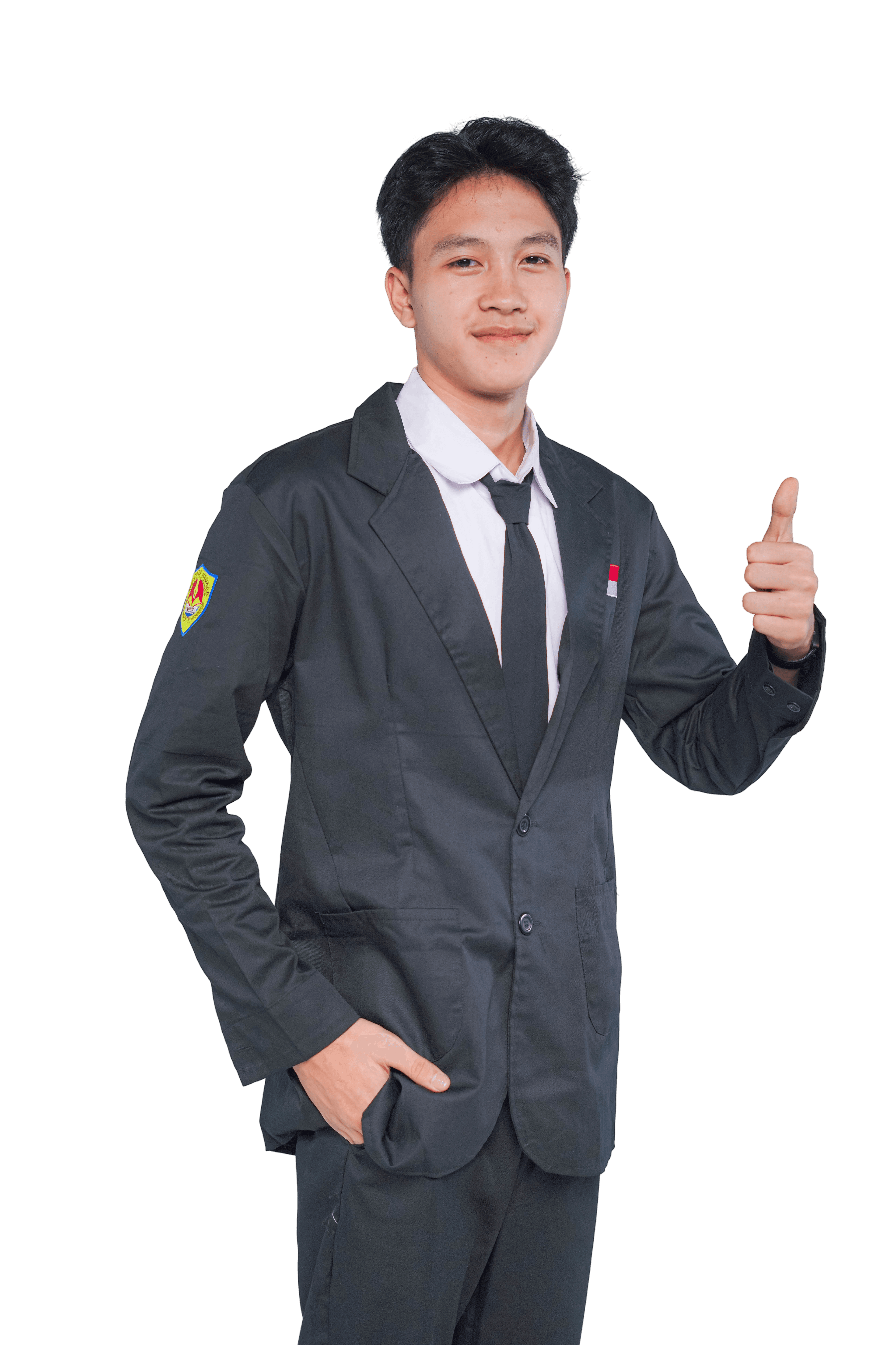 Peserta didik SMK Citra Negara berseragam sekolah